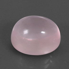 11,03 ctw natürlicher rosafarbener Rosenquarz, Oval Schliff, Transparent