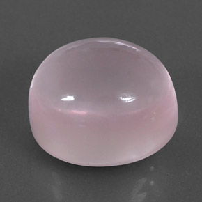 13,17 ctw natürlicher rosafarbener Rosenquarz, Oval Schliff, Transparent