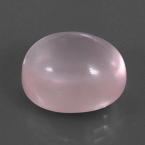 11,24 ctw natürlicher rosafarbener Rosenquarz, Oval Schliff, Transparent