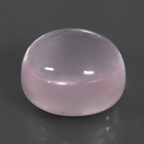 12,62 ctw natürlicher rosafarbener Rosenquarz, Oval Schliff, Transparent