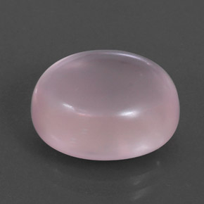 9,67 ctw natürlicher rosafarbener Rosenquarz, Oval Schliff, Transparent