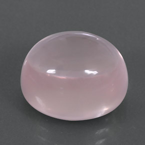 12,25 ctw natürlicher rosafarbener Rosenquarz, Oval Schliff, Transparent