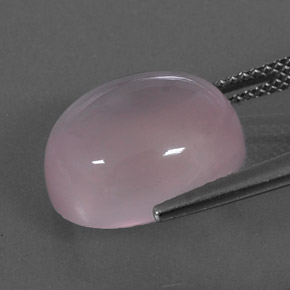 9,83 ctw natürlicher rosafarbener Rosenquarz, Oval Schliff, Transparent
