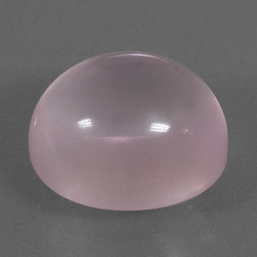 11,20 ctw natürlicher rosafarbener Rosenquarz, Oval Schliff, Transparent