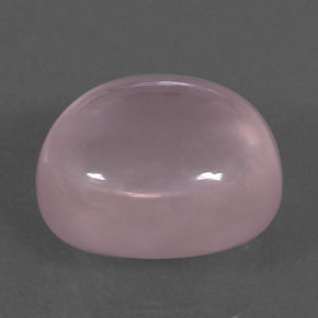 10,33 ctw natürlicher rosafarbener Rosenquarz, Oval Schliff, Transparent