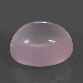 18,62 ctw natürlicher rosafarbener Rosenquarz, Oval Schliff, Transparent
