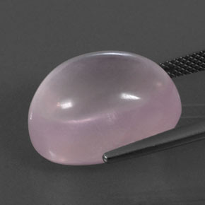 18,62 ctw natürlicher rosafarbener Rosenquarz, Oval Schliff, Transparent