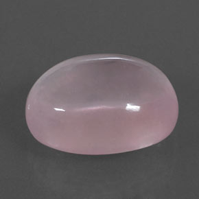 16,36 ctw natürlicher rosafarbener Rosenquarz, Oval Schliff, Transparent