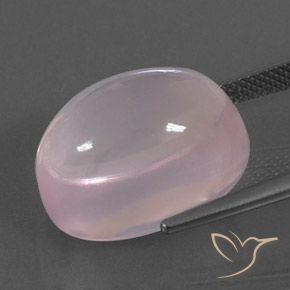 9,17 ctw natürlicher Korallenrosa Rosenquarz, Oval, Transparent