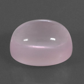 21,33 ctw natürlicher rosafarbener Rosenquarz, Oval Schliff, Transparent