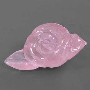 146,40 ctw natürlicher rosafarbener Rosenquarz, Fantasieschliff, Transparent