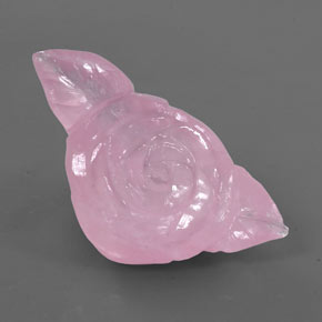 146,40 ctw natürlicher rosafarbener Rosenquarz, Fantasieschliff, Transparent