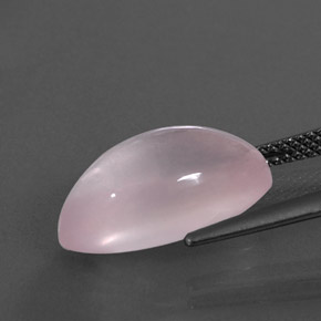 6,97 ctw natürlicher rosafarbener Rosenquarz, Marquise, Transparent