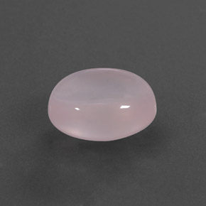 5,78 ctw natürlicher rosafarbener Rosenquarz, Oval Schliff, Transparent