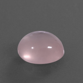 5,13 ctw natürlicher rosafarbener Rosenquarz, Oval Schliff, Transparent