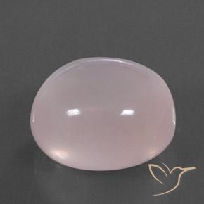 9,17 ctw natürlicher hellrosa Rosenquarz, Oval, Transparent