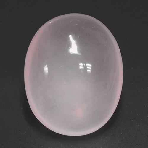 9,17 ctw natürlicher Pink Rosenquarz, Oval Schliff, Transparent