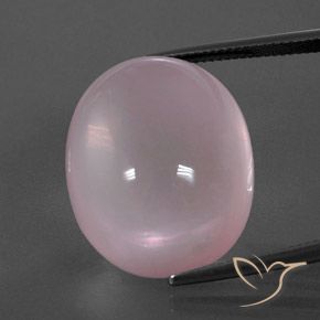 43.16ct Natürlicher Korallenrosa Rosenquarz, Oval, Transparent