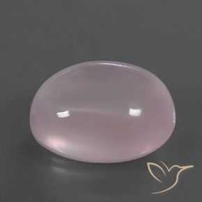 9,17 ctw natürlicher Korallenrosa Rosenquarz, Oval, Transparent
