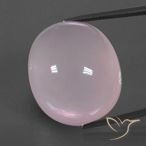 52.78ct Natürlicher Kaugummi Rosa Rosenquarz, Oval, Transparent