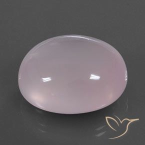 9,17 ctw natürlicher Kaugummi Rosa Rosenquarz, Oval, Transparent