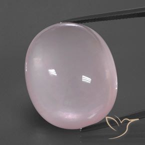 63.54ct Natürlicher hellrosa Rosenquarz, Oval, Transparent