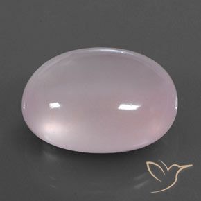 9,17 ctw natürlicher hellrosa Rosenquarz, Oval, Transparent