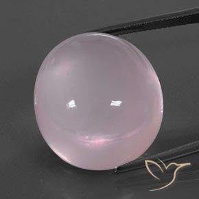 48.72ct Natürlicher hellrosa Rosenquarz, Oval, Transparent