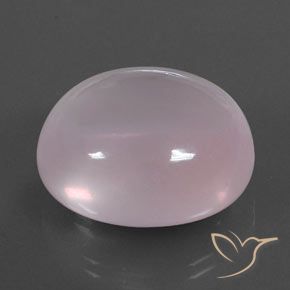 9,17 ctw natürlicher hellrosa Rosenquarz, Oval, Transparent