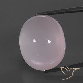 38.70ct Natürlicher Kaugummi Rosa Rosenquarz, Oval, Transparent