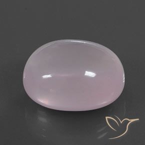 9,17 ctw natürlicher Kaugummi Rosa Rosenquarz, Oval, Transparent