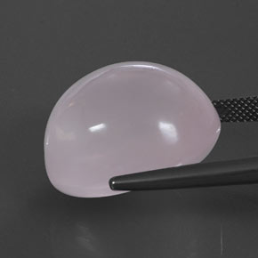 9,17 ctw natürlicher hellrosa Rosenquarz, Oval Schliff, Transparent