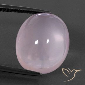 19.81ct Natürlicher Kaugummi Rosa Rosenquarz, Oval, Transparent