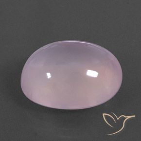 9,17 ctw natürlicher Kaugummi Rosa Rosenquarz, Oval, Transparent