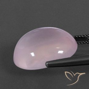 9,17 ctw natürlicher Kaugummi Rosa Rosenquarz, Oval, Transparent