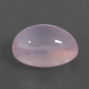 20,97 ctw natürlicher rosafarbener Rosenquarz, Oval Schliff, Transparent