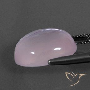 9,17 ctw natürlicher Kaugummi Rosa Rosenquarz, Oval Schliff, Transparent