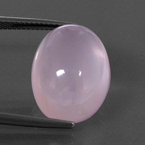 18,40 ctw natürlicher rosafarbener Rosenquarz, Oval Schliff, Transparent