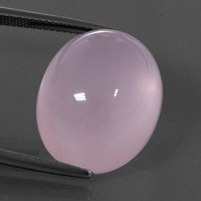 9,17 ctw natürlicher hellrosa Rosenquarz, Oval Schliff, Transparent