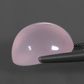 9,17 ctw natürlicher hellrosa Rosenquarz, Oval Schliff, Transparent