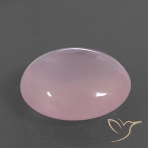 9,17 ctw natürlicher Mittelrosa Rosenquarz, Oval, Transparent / Lichtdurchlässig