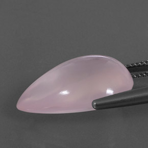 15,56 ctw natürlicher rosafarbener Rosenquarz, Transparent, Transparent / Lichtdurchlässig