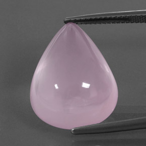 18,99 ctw natürlicher rosafarbener Rosenquarz, Transparent, Transparent / Lichtdurchlässig