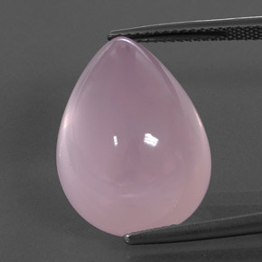 22,68 ctw natürlicher rosafarbener Rosenquarz, Transparent, Transparent / Lichtdurchlässig