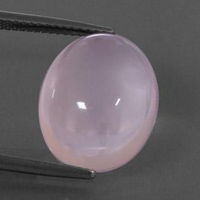 12,57 ctw natürlicher rosafarbener Rosenquarz, Transparent, Transparent / Lichtdurchlässig