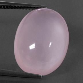 16,82 ctw natürlicher rosafarbener Rosenquarz, Transparent, Transparent / Lichtdurchlässig
