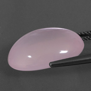 16,82 ctw natürlicher rosafarbener Rosenquarz, Transparent, Transparent / Lichtdurchlässig