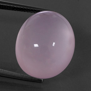 19,68 ctw natürlicher rosafarbener Rosenquarz, Transparent, Transparent / Lichtdurchlässig