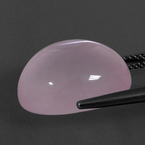 19,68 ctw natürlicher rosafarbener Rosenquarz, Transparent, Transparent / Lichtdurchlässig