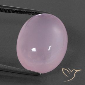 9,17 ctw natürlicher Helles Kirschrosa Rosenquarz, Transparent, Transparent / Lichtdurchlässig